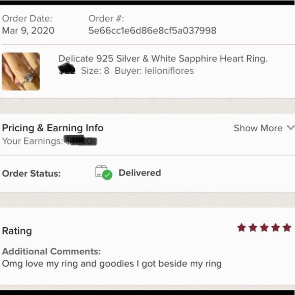 The Best seller!Delicate 925 Silver & CZ  Heart Ring sz 6 - Picture 4 of 15